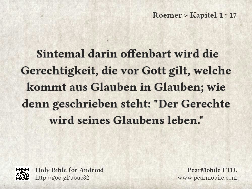 Roemer, Kapitel 1:17